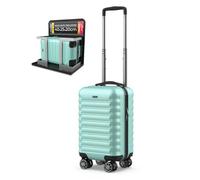 NUMADA - Valise de Voyage Cabine 40 x 25 x 20 cm (20 L) Upfly Underseat 16 XXS avec Roues Amovibles. Valise Cabine ABS idéale comme Bagage à Main pour Ryanair, Vueling ou Easyjet, Vert, Valise de