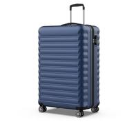 NUMADA - Valise Grande Taille 25Kg Upfly 28' ABS (75x49x29cm) avec Serrure à Combinaison et 4 Roues Doubles 360 | Résistant | Lumière | Intérieur compartimenté | Bleu Marine
