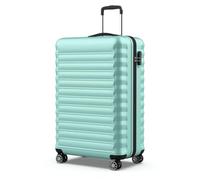 NUMADA - Valise Grande Taille 25Kg Upfly 28' ABS (75x49x29cm) avec Serrure à Combinaison et 4 Roues Doubles 360 | Résistant | Lumière | Intérieur compartimenté | Vert