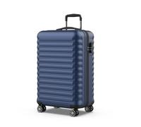 NUMADA - Valise Moyenne 18Kg Upfly 24' ABS (63x39,5x26,8cm) avec Serrure à Combinaison et 4 Roues Doubles 360 | Résistant | Lumière | Intérieur compartimenté | Bleu Marine