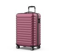 NUMADA - Valise Moyenne 18Kg Upfly 24' ABS (63x39,5x26,8cm) avec Serrure à Combinaison et 4 Roues Doubles 360 | Résistant | Lumière | Intérieur compartimenté | Bordeaux