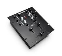 Numark M101USB - Table de Mixage DJ 2 Voies pour Platine DJ, Voies Montable en Rack avec EQ 2 Bandes, Interface Audio/Carte son Intégrée, Entrée pour Micro