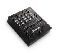 Numark M6 USB Table de Mixage DJ 4 Voies Pour Platine DJ avec Interface Audio / Carte Son Intégrée, EQ 3 Bandes, Entrées Pour Micro et RCA