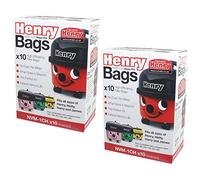 Numatic Hepa Flo NVM-1CH Henry Lot de 2 sacs filtrants pour aspirateur