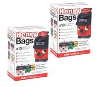 Numatic Lot de 20 sacs, Accessoires pour Aspirateurs Henry NVM 1B/1C et NVM 1C/2