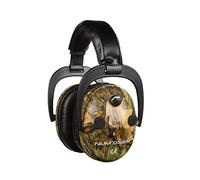 NUM'AXES - Casque Antibruit Électronique CAS1021 - Tir, Chasse, Jardinage - 4 Micros Haute Fréquence - Atténuation Moy. du Bruit : 21 dB - Déclenchement Automatique à 82 dB - Autonomie : 250 h - Camo