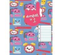 Number#1 Cover Notebook Back To School Primary: Composition :Collegeruled_8_5x11_120 Page,Journal And Notebook For Elementary Kids School Supplies ... Daily Creative, Doodling, Sketching And Notes