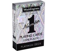 Number 1 Spielkarten Platin Edition Waddingtons Jeu de cartes Poker Jeu de cartes
