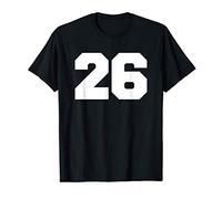 Number 26 Sports Jersey Player #26 Fan FRONT PRINT Varsity T-Shirt