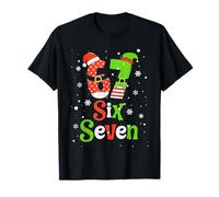 Number 67 Matching Six Seven 6 7 Meme 6-7 Christmas Costume T-Shirt