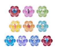 Number Bath Toys - 2,36 x 1,77 x 2,36 in Bathroom Floating Ball Bath Toy | Bathtub Number | Learning Pool Balls | Colorful Sensory Bathtub Floating Numbers Set for Preschool Shower Activities