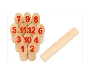 Number kubb en bois goki