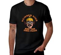 Number Nine Bend Your Knees Please T-Shirt Anime for Man Graphic Vintage
