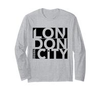 Number One London City Fashion Tee Shirts, London Outfit Manche Longue