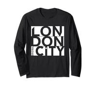Number One London City Fashion Tee Shirts, London Outfit Manche Longue