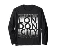 Number One London City Fashion Tee Shirts, London Outfit Manche Longue