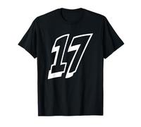 Number Seventeen #17 pour l'événement d'uniforme d'équipe Sportive 17 T-Shirt