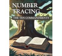 Number Tracing Book With The Ten Commandments For Kids