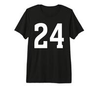 Number Twenty Four #24 Uniforme de l'équipe 24 Anniversaire T-Shirt Haut de Gamme
