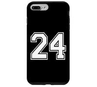 Number Twenty Four #24 Uniforme de l'équipe Sportive d'anniversaire 24 Coque pour iPhone 7 Plus/8 Plus