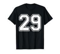 Number Twenty Nine #29 Uniforme d'équipe Sportive T-Shirt
