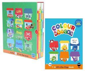 Numberblocks And Alphablocks Lift The Flap 6 Books Collection Set (Colourblocks Colour Play Lift-the-Flap & Numberblocks and Alphablocks Lift-the-Flap)