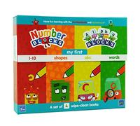 Numberblocks and Alphablocks: My First Numbers and Letters Set (4 wipe-clean books with pens included)