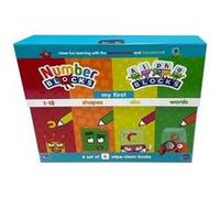 Numberblocks and Alphablocks My First Numbers and Letters Set 4 wipeclean books with pens included by Sweet Cherry Publishing Sweet Cherry Publishing (Auteur)