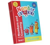 Numberblocks and Alphablocks Red Level Workbook Set (6 Books)