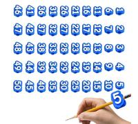 Numbered Pencil Caps - Reusable Labels | Classroom Pencil Toppers For Teach