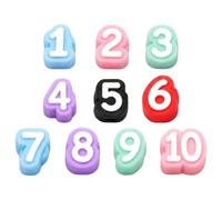 Numbered Pencil Toppers 10PCS Reusable Pencil Labels For Classroom
