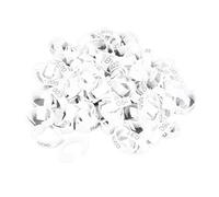 Numbered Poultry Leg Bands 100Pcs | Bright Color Chicken Leg Rings for Ducks / Gamefowl | Quick Identification & Easy Clip Design | Sturdy Plastic Bird Bands (100Pcs White Rings with Number Marks)