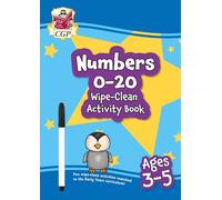 Numbers 0-20 Wipe-Clean Activity Book for Ages 3-5 (with pen)