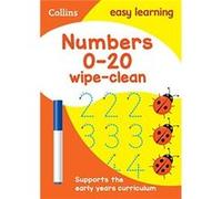 Collins Easy Learning – Numbers 0-20 – Wipe-Clean Activity Book – Broché