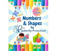 Numbers and Shapes Activity Book for Preschoolers | Ages 2 - 7 years | Shapes, Patterns and Maths for children