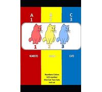 Numbers Colors, 123 Number, One Cat Two Cats, Red Cat (Abc123s)