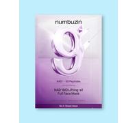 Numbuzin Masque lifting pour le visage No.9 Nad Bio Lifting-Sil Full Face Mask - 48 ml / 1 pcs