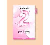 Numbuzin Masque Visage en tissu au Collagène et aux Polynucleotides No.2 Rose PDRN Collagen Plumping Sheet Mask - 33 ml / 1 pc