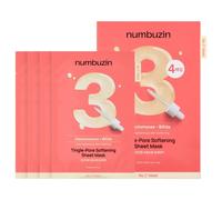 Numbuzin No.3 Tingle-Pore Softening Sheet Mask - 5 kappaletta