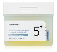 Numbuzin No. 5 Glutathione Vitamin Concentrated Toner Pad patchs tonifiants éclat et hydratation 70 pcs