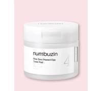Numbuzin Tampons toniques pour le visage n° 4 Pore Zero Peeled Egg Toner Pad - 190 ml / 70 pcs