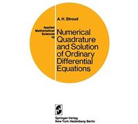 Numerical Quadrature And Solution Of Ordinary Differential Equations