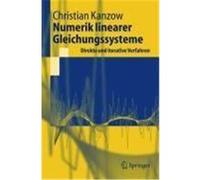 Numerik linearer Gleichungssysteme Kanzow, Christian (Auteur)