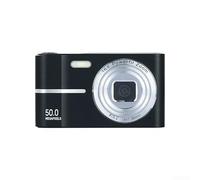 Numérique 4K pour les débutants, selfie HD 50MP avec zoom numérique 16x, anti-secousses, chargement de type C, écran de 2,4 pouces, portable compact pour les voyages, compatible avec webcam, batterie