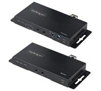 Numérique A/V Câble Sur Fibre Extendeur Kit Avec 3.5mm / Ir / RS232, 4K UHD HDR