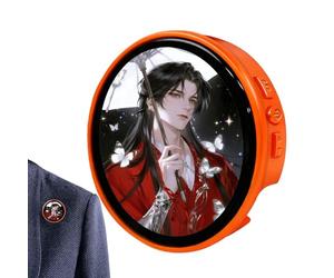 Numérique, bouton électronique rechargeable, pixelisé avec écran tactile de haute définition de 4,7 cm | Pour bureau, bureau, table, amateurs de dessins animés, fans, cosplay, activités, événements