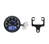 Numérique Compteur universel pour moto, panneau de tableau bord, affichage numérique LCD, MPH km/h, tachymètre pour carburant, 0~12000 tr/min