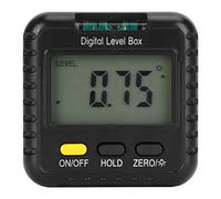 Numérique Inclinomètre Mini 360 Degrés Angle Finder Protractor Menuiserie Outil de Travail du Bois pour Mesure Pièce Angle (avec des Bulles Horizontales)