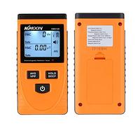 Numérique LCD Détecteur de rayonnement électromagnétique portable EMF Compteur Dosimeter Outil Geiger Cunter for téléphone informatique Outil de mesure(Oranje)