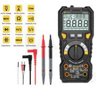 Numérique Multimetre True RMS Appareil de Mesure Ampèremètre Voltmètre PCW 02 A